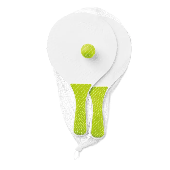 Set mic de tenis de plajă personalizat, lime
