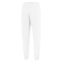 Pantaloni unisex Just Hoods College Cuffed Jogpants personalizați, alb