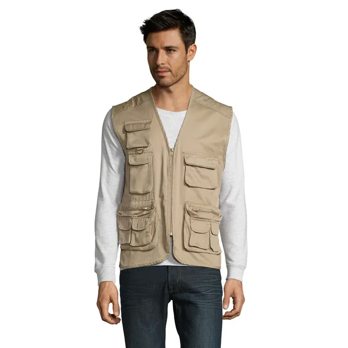 Jachetă unisex Sol's Wild Pocket Reporter personalizată