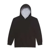 Hanorac copii Just Hoods Varsity personalizat, negru