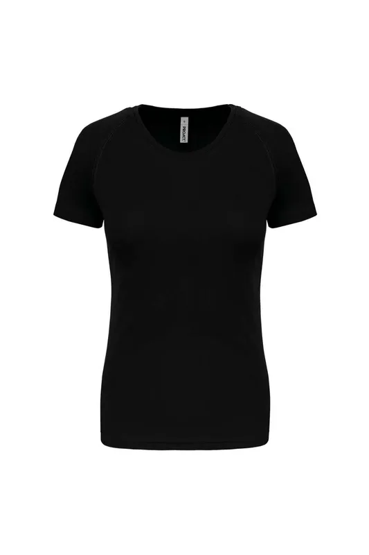 Tricou damă Proact Short-sleeved Sports personalizat, negru