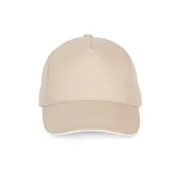 Șapcă K-UP Sandwich Peak 5 Panels personalizată, maro