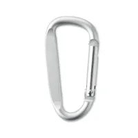 Carabină de prindere aluminiu. personalizată, argint mat