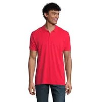 PLANET MEN Polo 170g personalizat, red