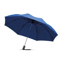 Umbrelă pliabilă reversibilă personalizată, albastru regal