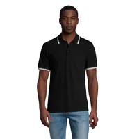 PRACTICE MEN POLO 270g personalizat, black