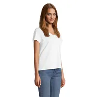 Tricou damă Sol's Regent V personalizat, vedere lateral