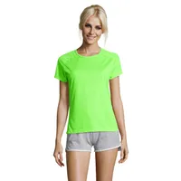 SPORTY WOMEN T-SHIRT  140g personalizat, neon green