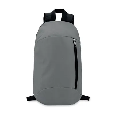 Rucsac cu buzunar frontal. personalizat, gri piatră