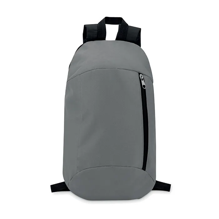 Rucsac cu buzunar frontal. personalizat, gri piatră