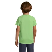 SPORTY KIDS T-SHIRT 140g personalizat, vedere spate