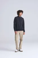 Bluză unisex Ecologie Wakhan 1/4 Zip Sustainable Sweater personalizată, pe model