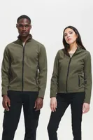 Jachetă softshell damă SOL'S Race Softshell Zip personalizată, pe model
