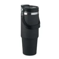 Pahar cu perete dublu 850 ml personalizat, vedere spate