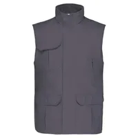 Vestă unisex Designed To Work Worker Bodywarmer personalizată, gri