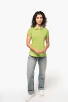 Tricou polo damă Kariban Short-sleeved personalizat, pe model