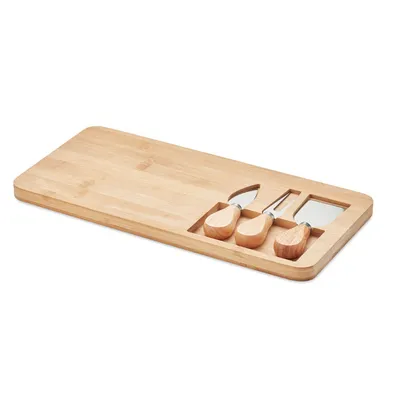 Set de servire din bambus personalizat