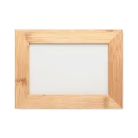 Rama foto din bambus personalizată, vedere detaliu