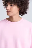 Bluză unisex Just Hoods Organic Sweat personalizată, pe model