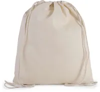 Geantă Kimood Organic Cotton Small Drawstring personalizată, natural, în context