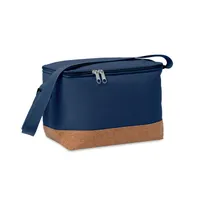 600D RPET cooler bag personalizat, albastru marin francez
