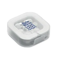 Căști cu conector USB-C personalizate, vedere zona de personalizare