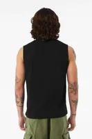 Tricou unisex Bella Jersey Muscle Tank personalizat, pe model