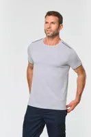 Tricou bărbați Designed To Work Short-sleeved Daytoday personalizat, pe model