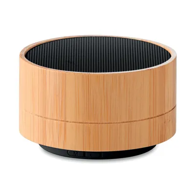 Boxă wireless din bambus 3W personalizată