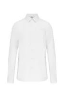 Cămașă bărbați Kariban Cotton Poplin personalizată, alb