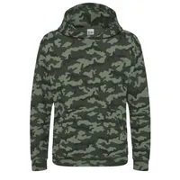Hanorac copii Just Hoods Camo personalizat, ecologic