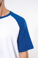 Tricou bărbați Kariban Baseball Short-sleeved Two-tone personalizat, pe model