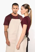 Șorț Kariban Organic Cotton personalizat, pe model