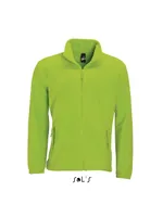 Jachetă polar bărbați SOL'S North Zipped Fleece personalizată, verde