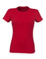 Tricou damă SF Clothing Feel Good Stretch T personalizat, roșu