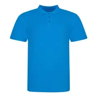 Tricou polo unisex Just Polos The 100 personalizat, albastru