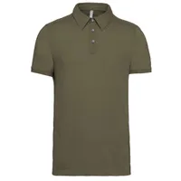 Tricou polo bărbați Kariban Short Sleeved Jersey personalizat, verde