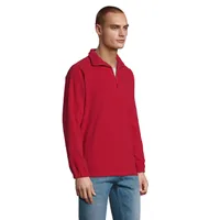 Jachetă polar unisex Sol's Ness Sweat Fleece 1/4 Zip personalizată, vedere lateral