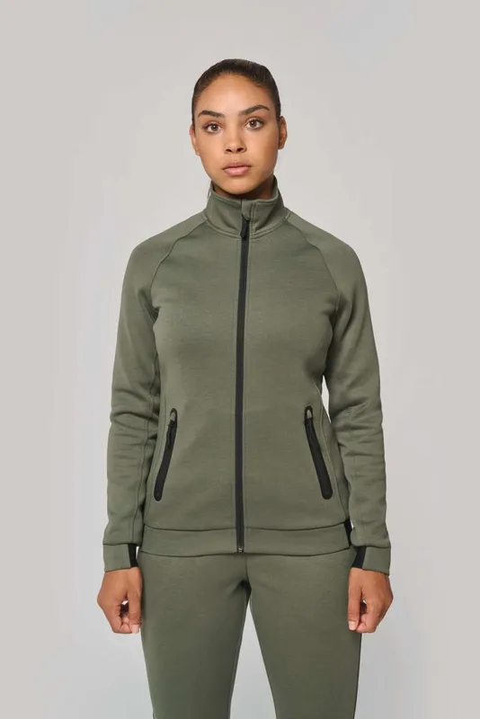 Jachetă damă Proact High Neck personalizată, pe model