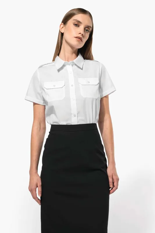 Cămașă damă Kariban Short-sleeved Pilot
