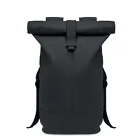 Rucsac "rolltop" din canvas personalizat, vedere lateral