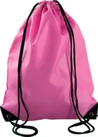 Rucsac Kimood Drawstring Backpack personalizat, roz, în context