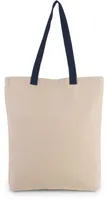 Sacoșă Kimood Shopper With Gusset And Contrast Colour Handle personalizată, natural, în context