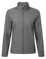 Jachetă softshell damă Premier Windchecker® Printable & Recycled Softshell personalizată, gri