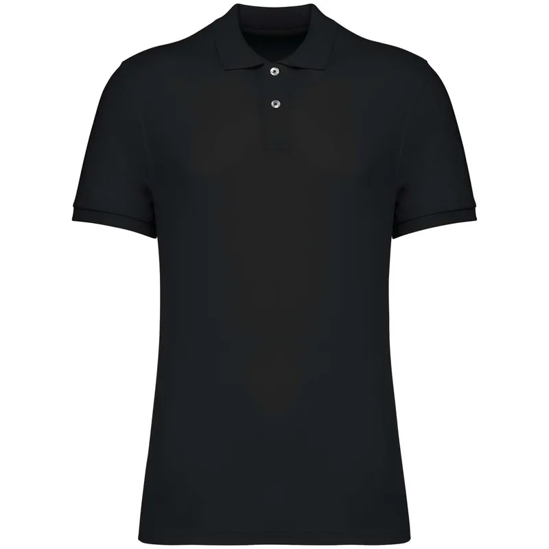 Tricou polo bărbați Native Spirit Pique personalizat, negru