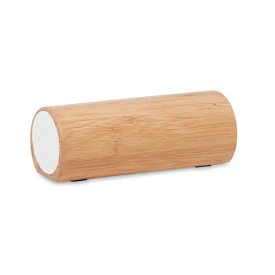 Boxă wireless din bambus 2x5W personalizată
