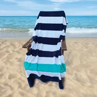 Prosop Olima „nautical Stripe Beach Velour personalizat, pe model