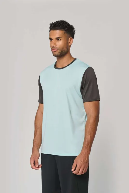 Tricou unisex Proact Adults Bicolour Short-sleeved personalizat, pe model