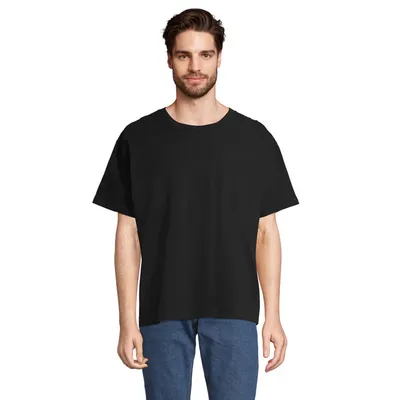 Tricou unisex Sol's Legacy Oversized personalizat, deep black