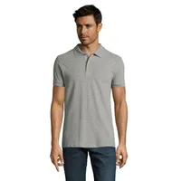 Polo PERFECT MEN 180g personalizat, gri melange 2